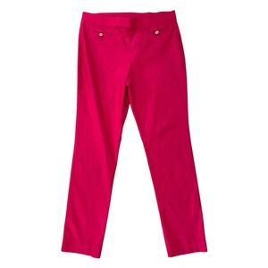 Anne Klein Womens Hot Pink Pull On Taper Dress Pants Size 6 - Career - Casual